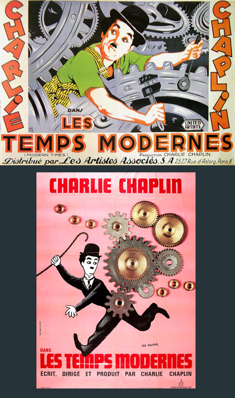 Les Temps  modernes  Charles Chaplin 1936 Encyclo cin 