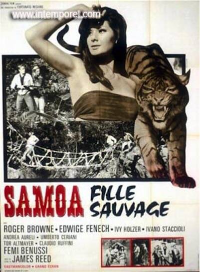 Samoa, fille sauvage