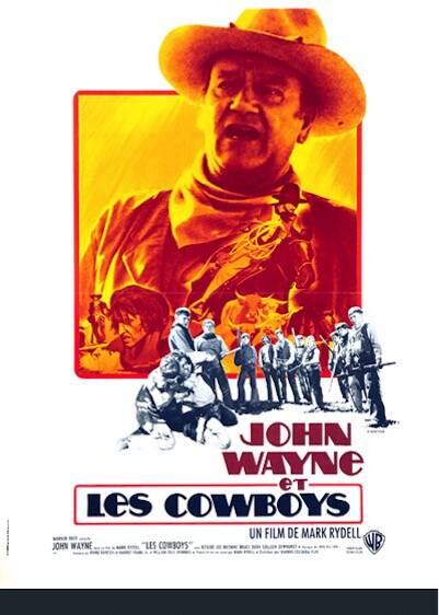John Wayne et les cow-boys