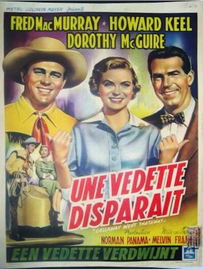 Une vedette disparaît