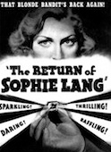 Retour de Sophie Lang (le)